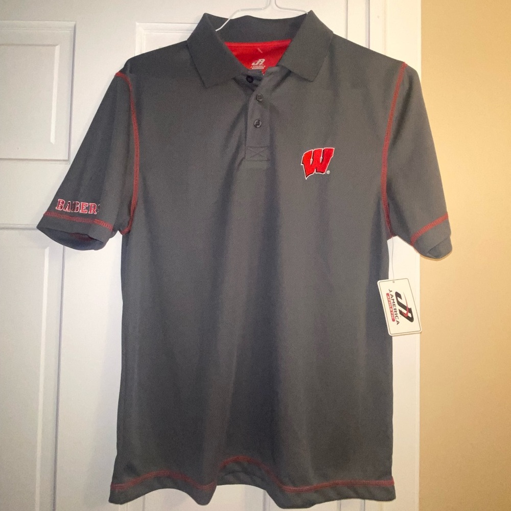 BRAND NEW UW Madison Men’s Polo